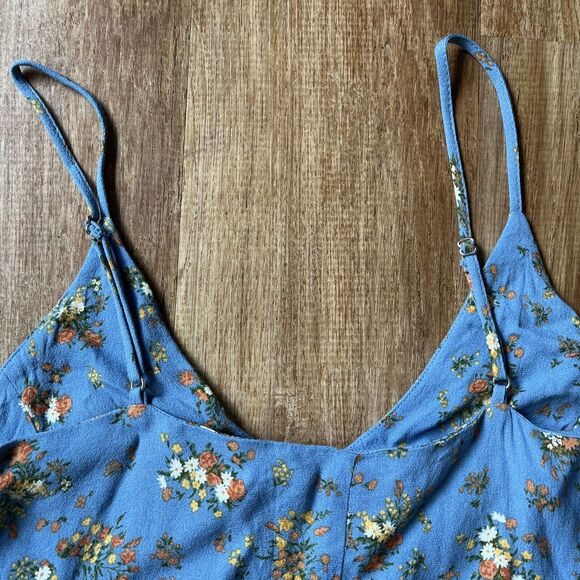 Reformation Dress Womens XS Blue Yellow Ventura Floral‎ Slip Dress Mini - Picture 4 of 8